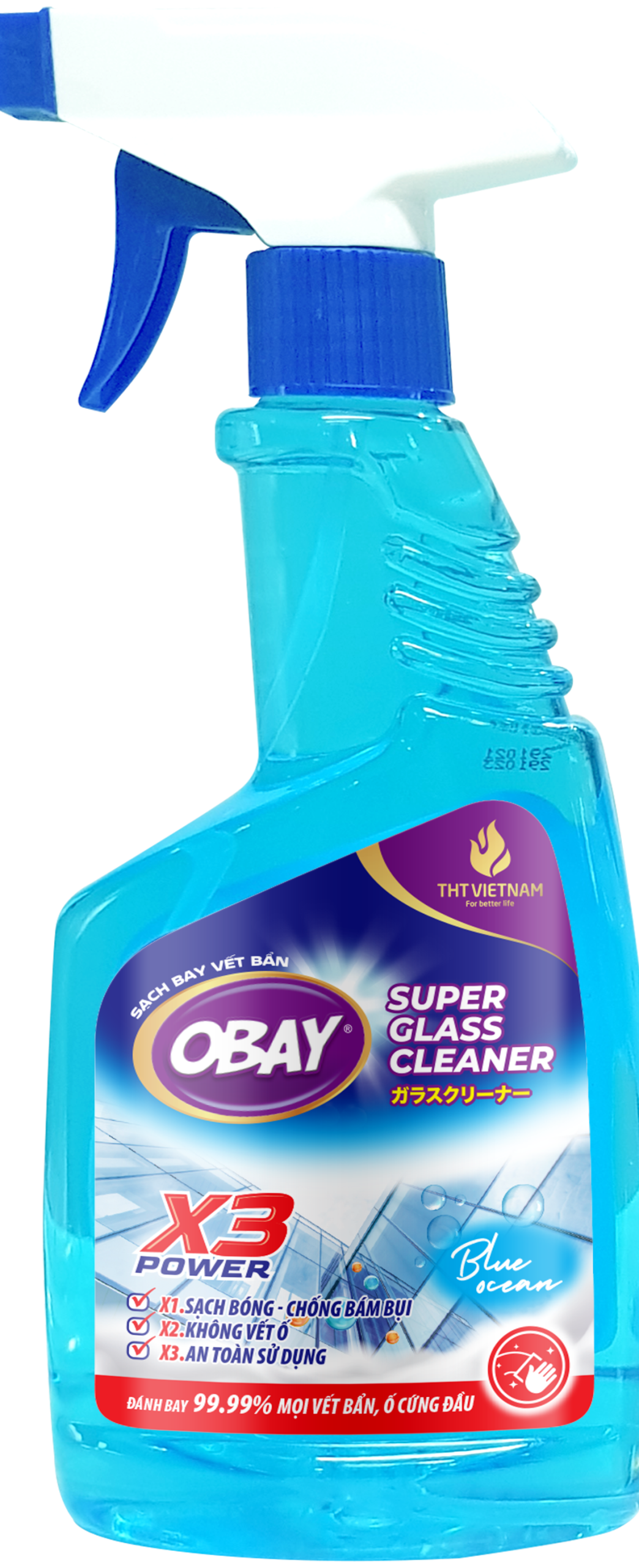 Nước Lau Kính Obay 500ml