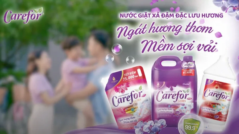 Mẹo tẩy vết bẩn cứng đầu bằng nước giặt Carefor