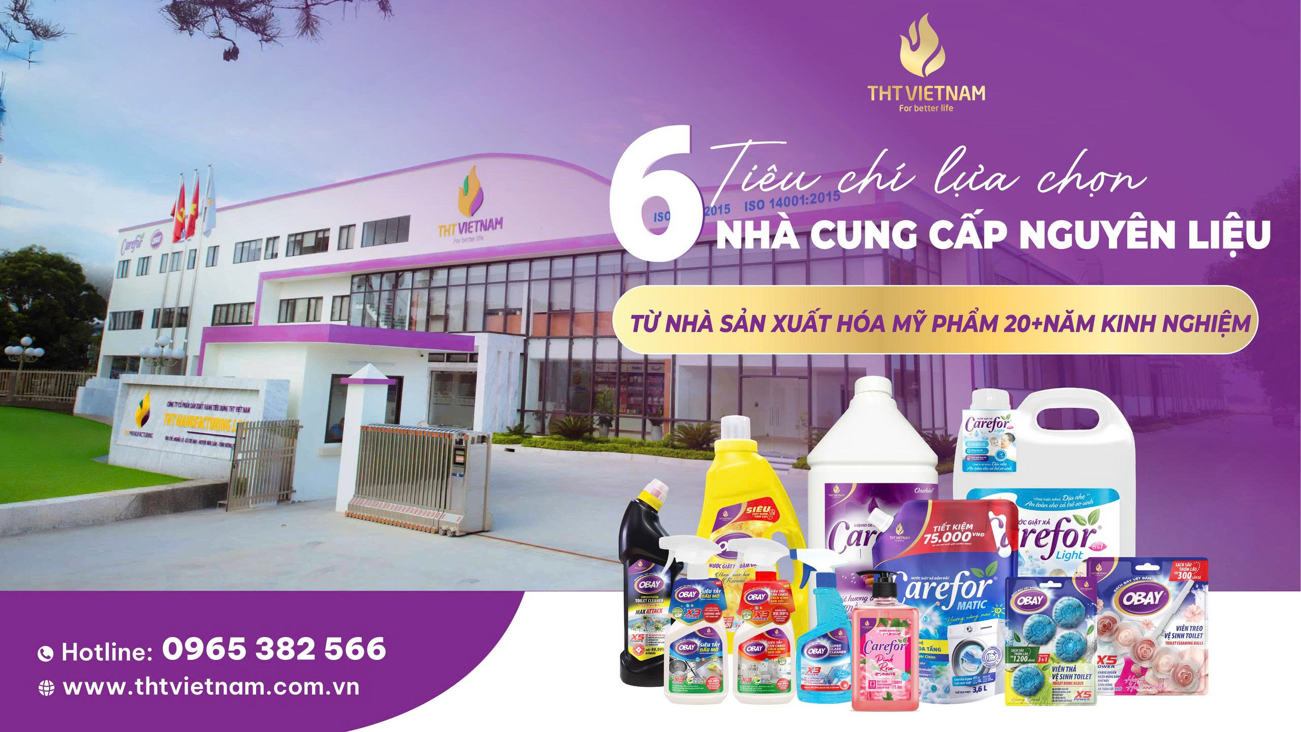 6 tiêu chí lựa chọn nhà cung cấp nguyên liệu của THT Việt Nam