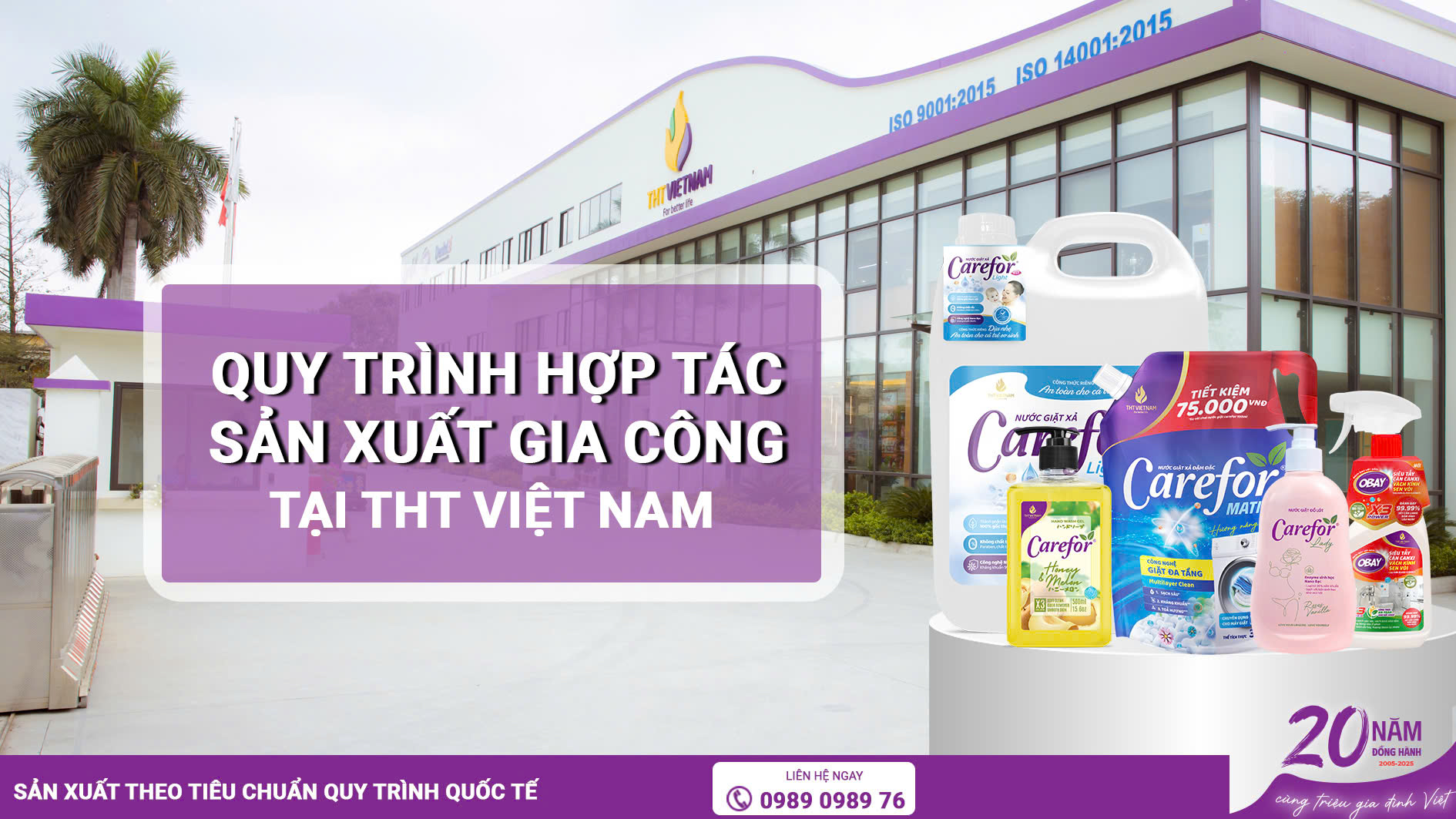 Quy trình hợp tác sản xuất gia công tại THT Việt Nam