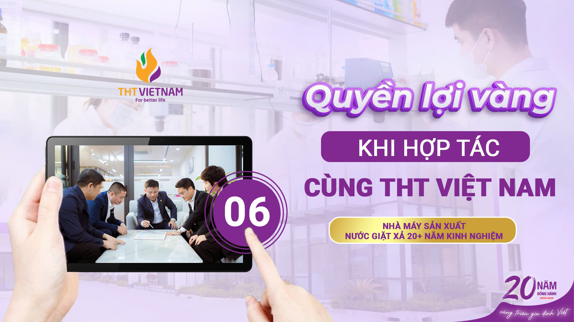 6 QUYỀN LỢI VÀNG KHI HỢP TÁC CÙNG THT VIỆT NAM